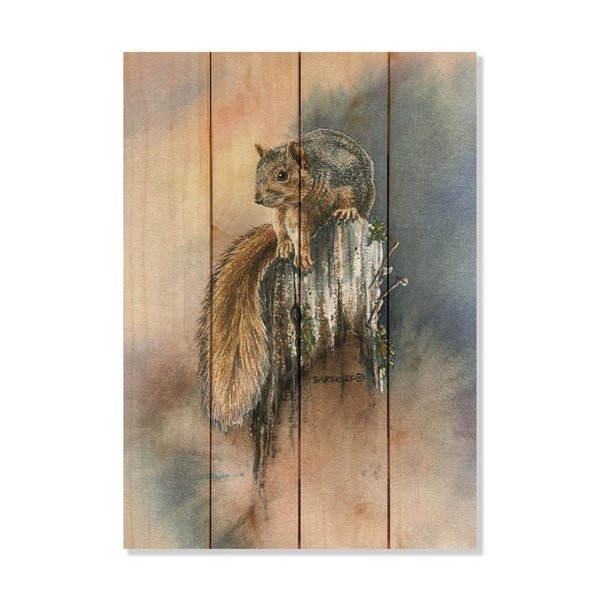 Wile E. Wood 14 x 20 in. Bartholets Grey Squirrel Wood Art DBGS-1420